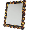 SCALLOP MIRROR  - 11 x 13 - TORTOISE