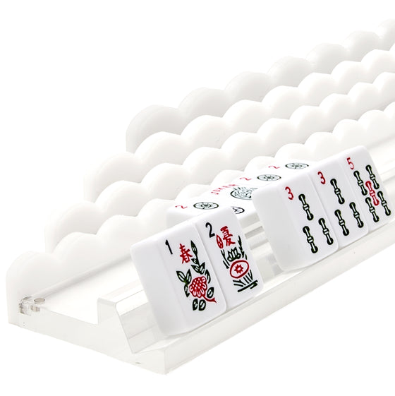 MAHJONG RACKS - WHITE