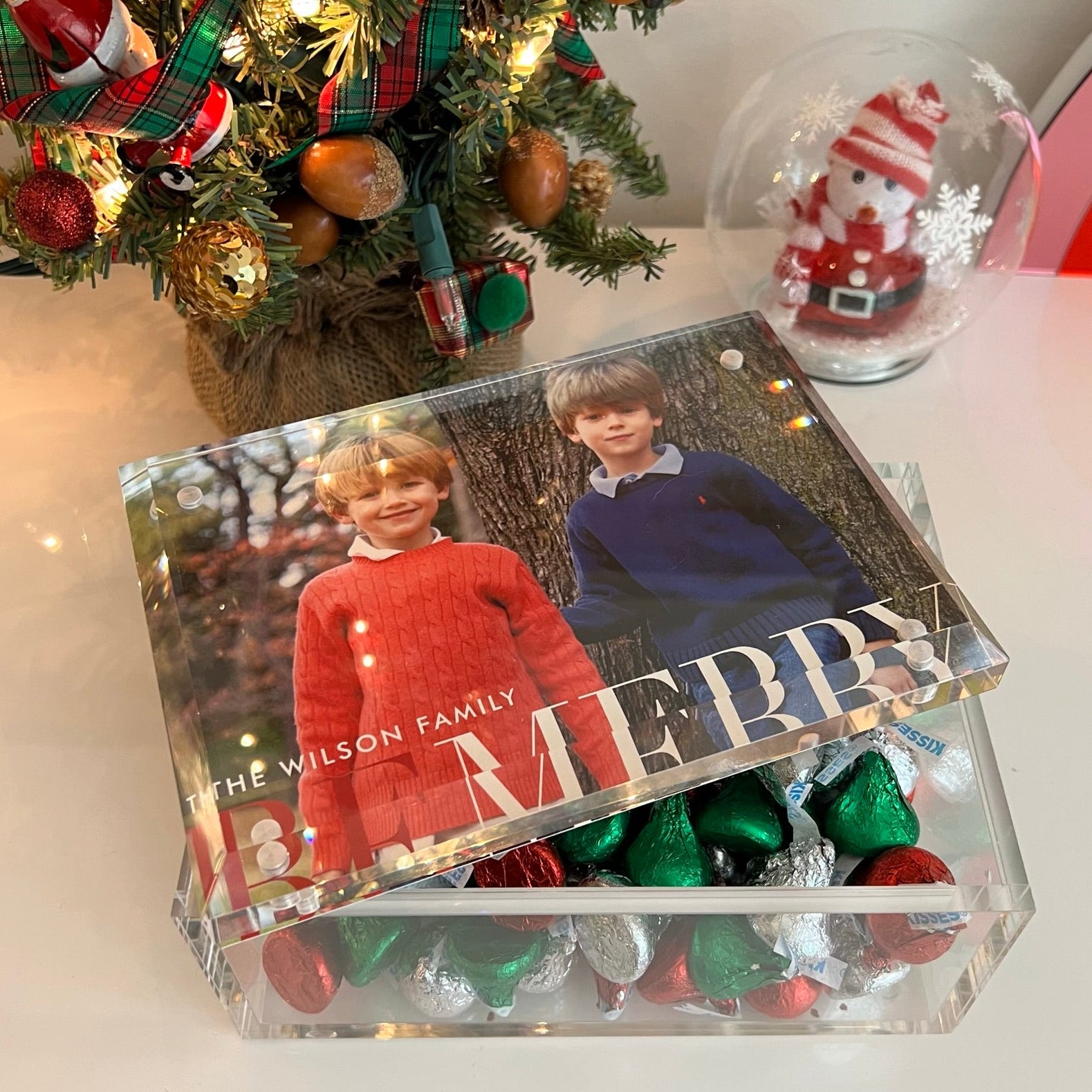 Clear Acrylic 5" x 7" Photo Box
