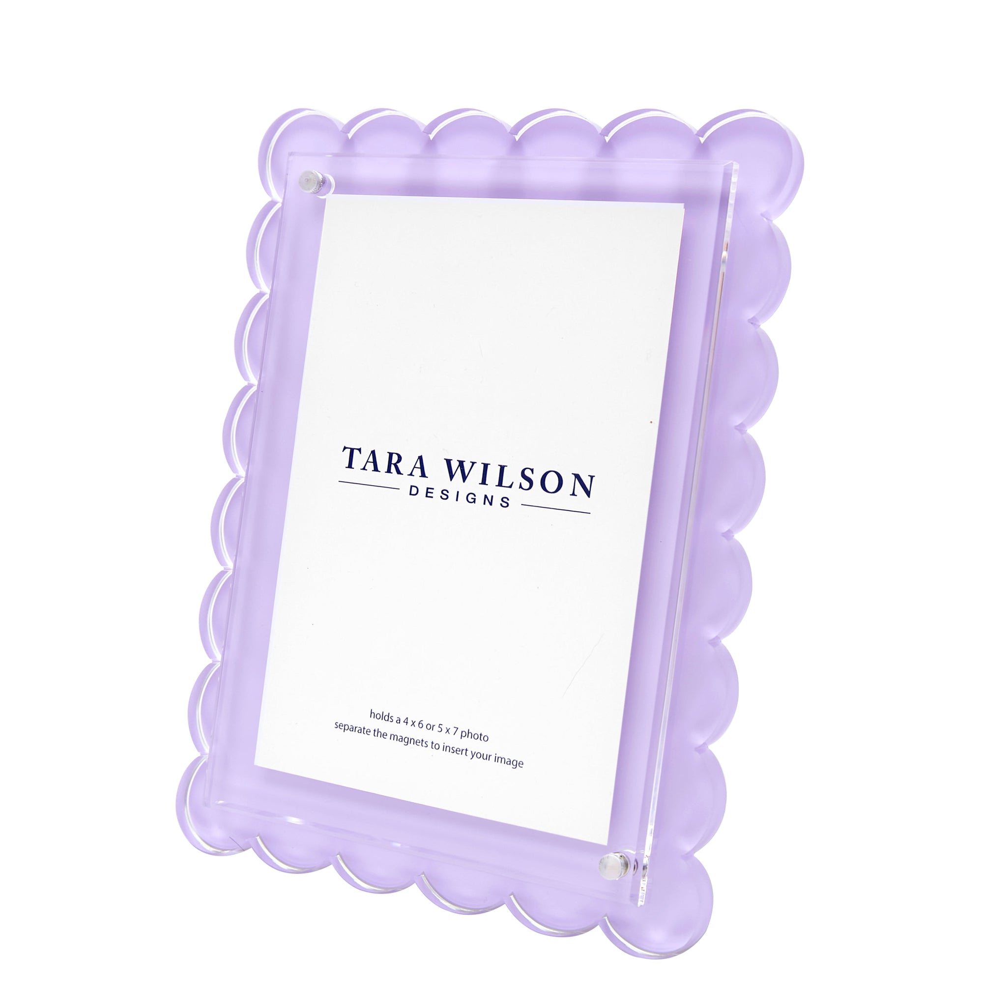 SCALLOP FRAME - LAVENDER