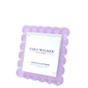 SQUARE SCALLOP FRAME - LAVENDER