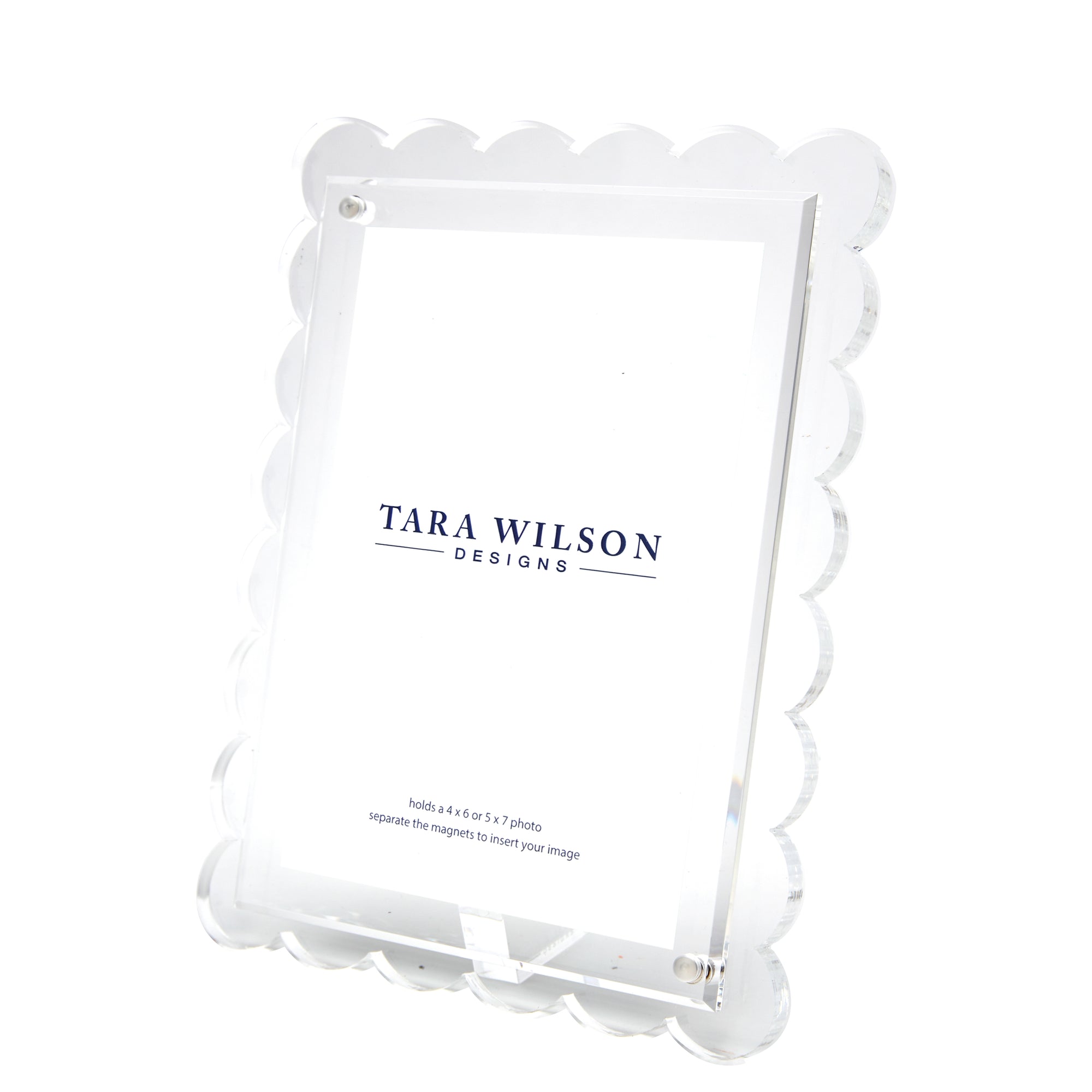 SCALLOP FRAME - CLEAR