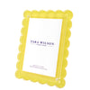 SCALLOP FRAME  - LEMON YELLOW