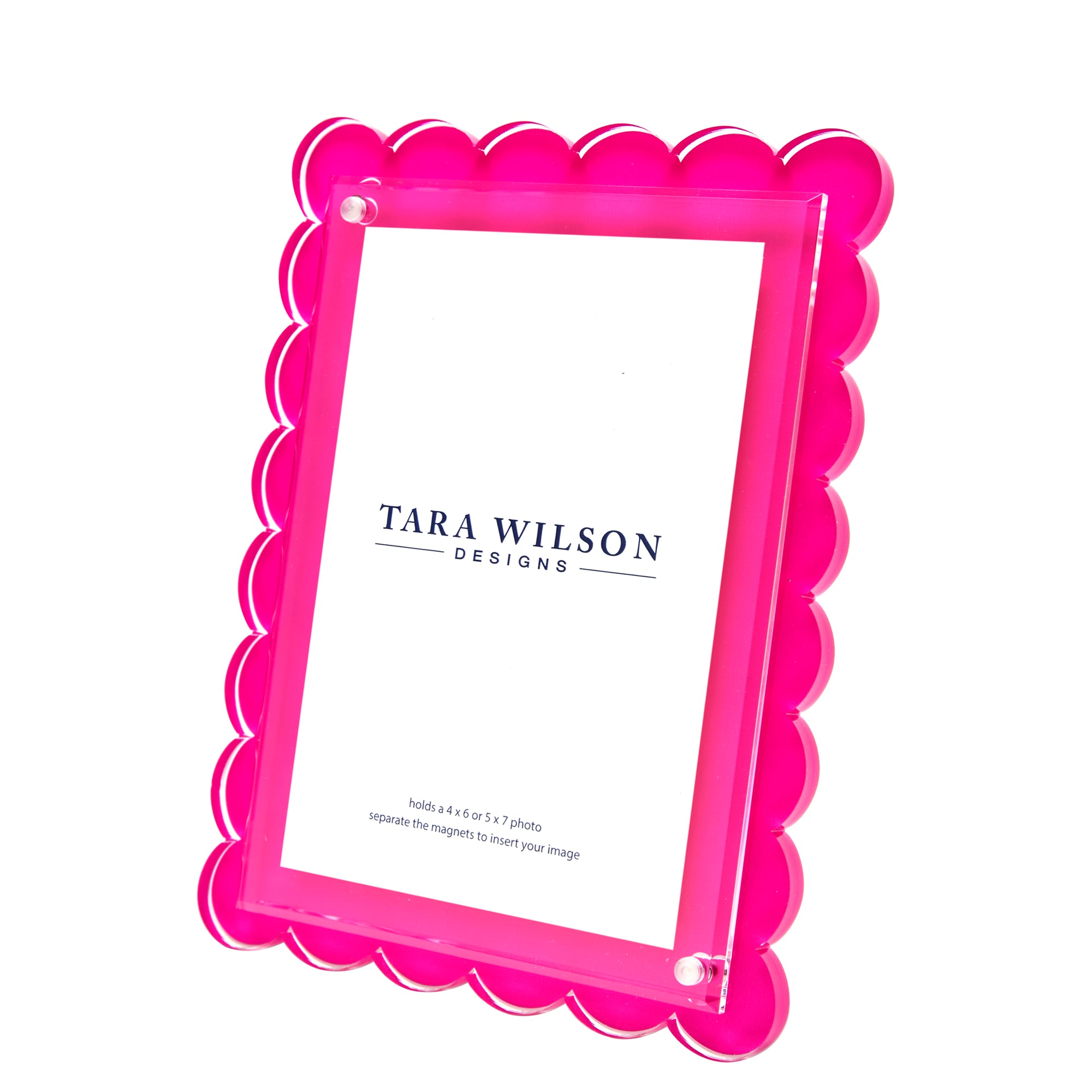 SCALLOP FRAME - PINK