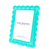 SCALLOP FRAME - TURQUOISE