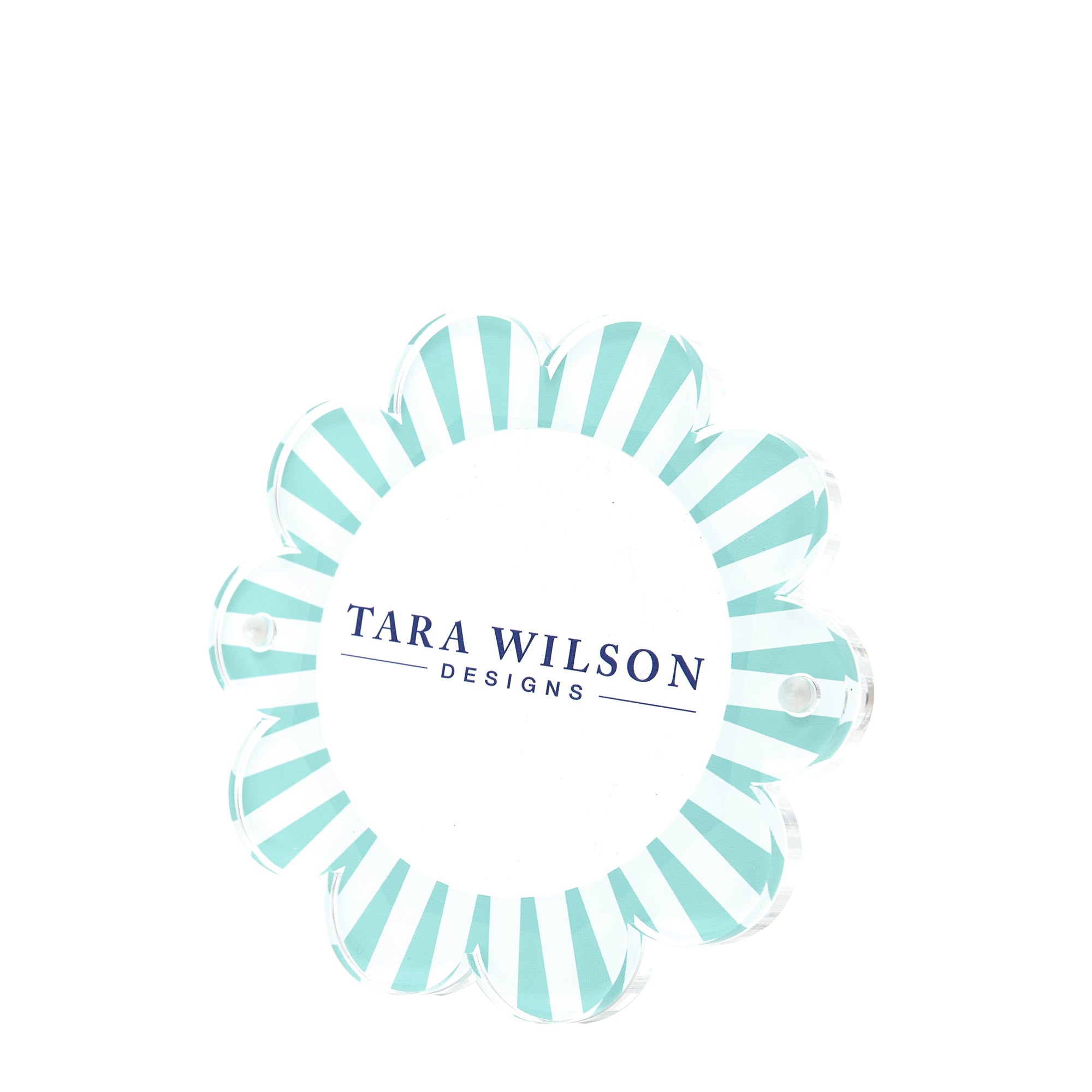 DAISY FRAME - PASTEL TURQUOISE / WHITE