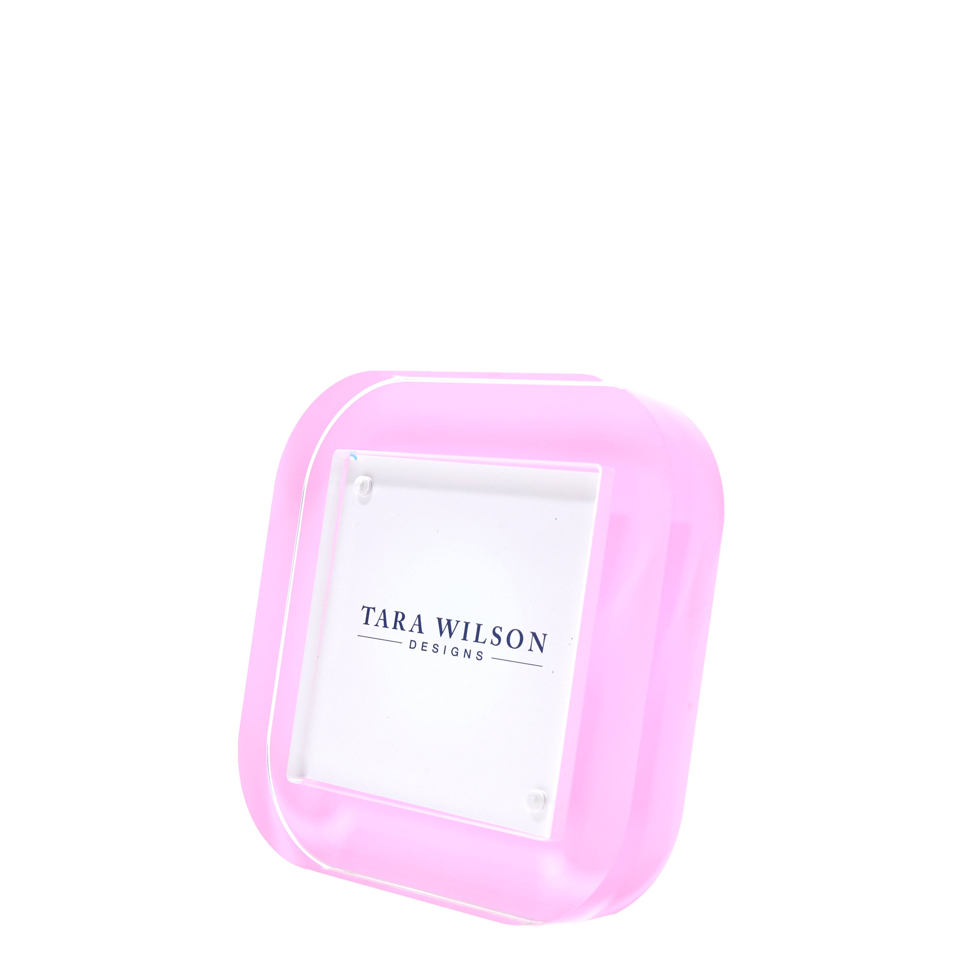 Pastel Pink Acrylic 4" x 4" Pop Frame