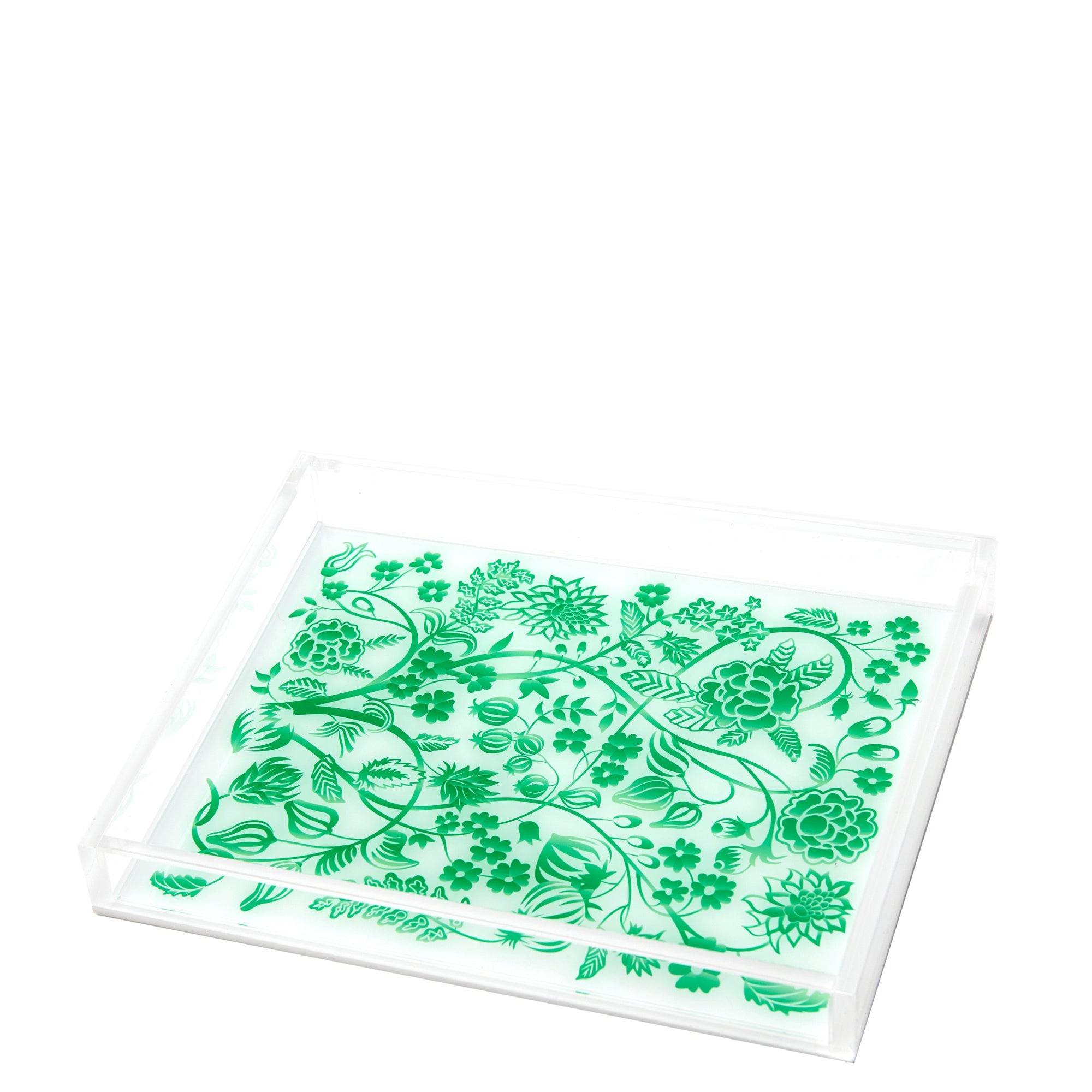TRAY - GREEN TOILE