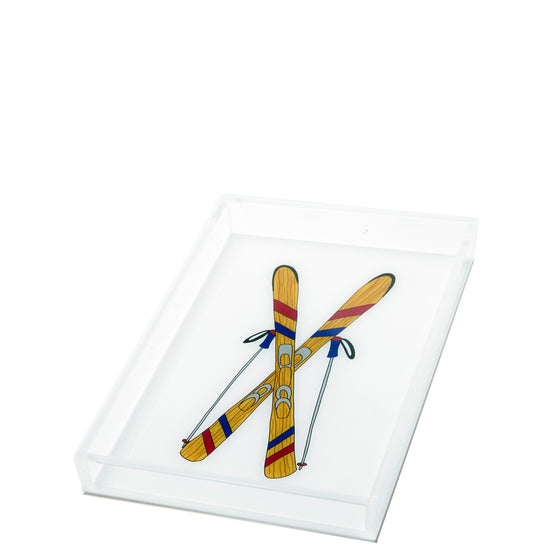 Skis Acrylic Tray