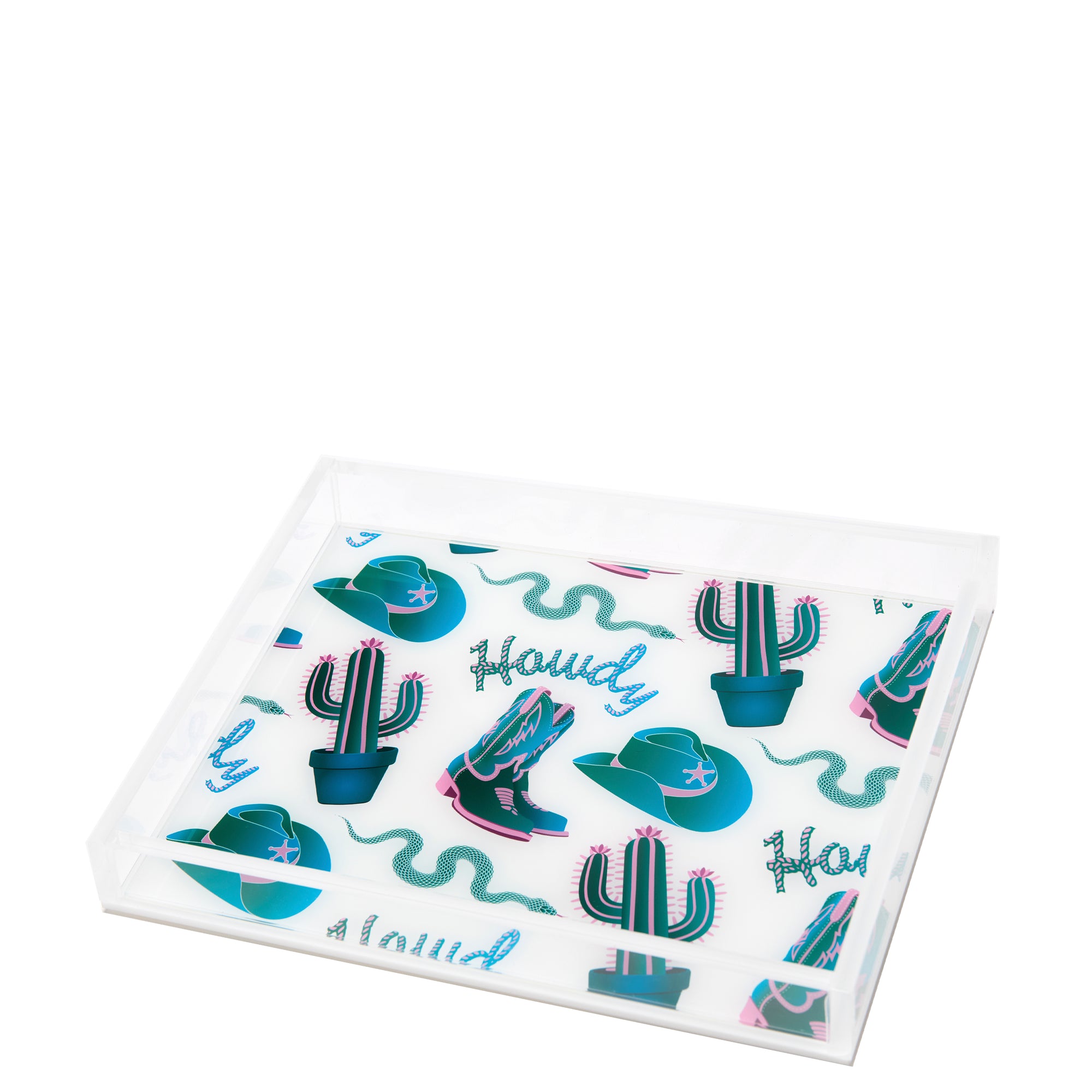 TRAY - COWBOY  - BLUE