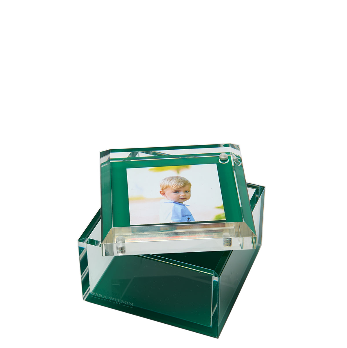 PHOTO BOX - 4" x 4" - GREEN