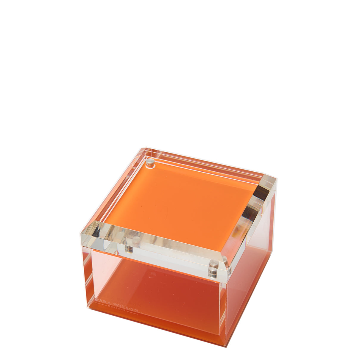 PHOTO BOX - 4" x 4" - ORANGE