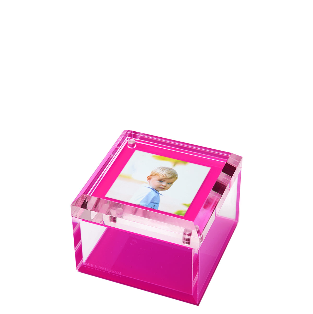 PHOTO BOX - 4" x 4" - PINK