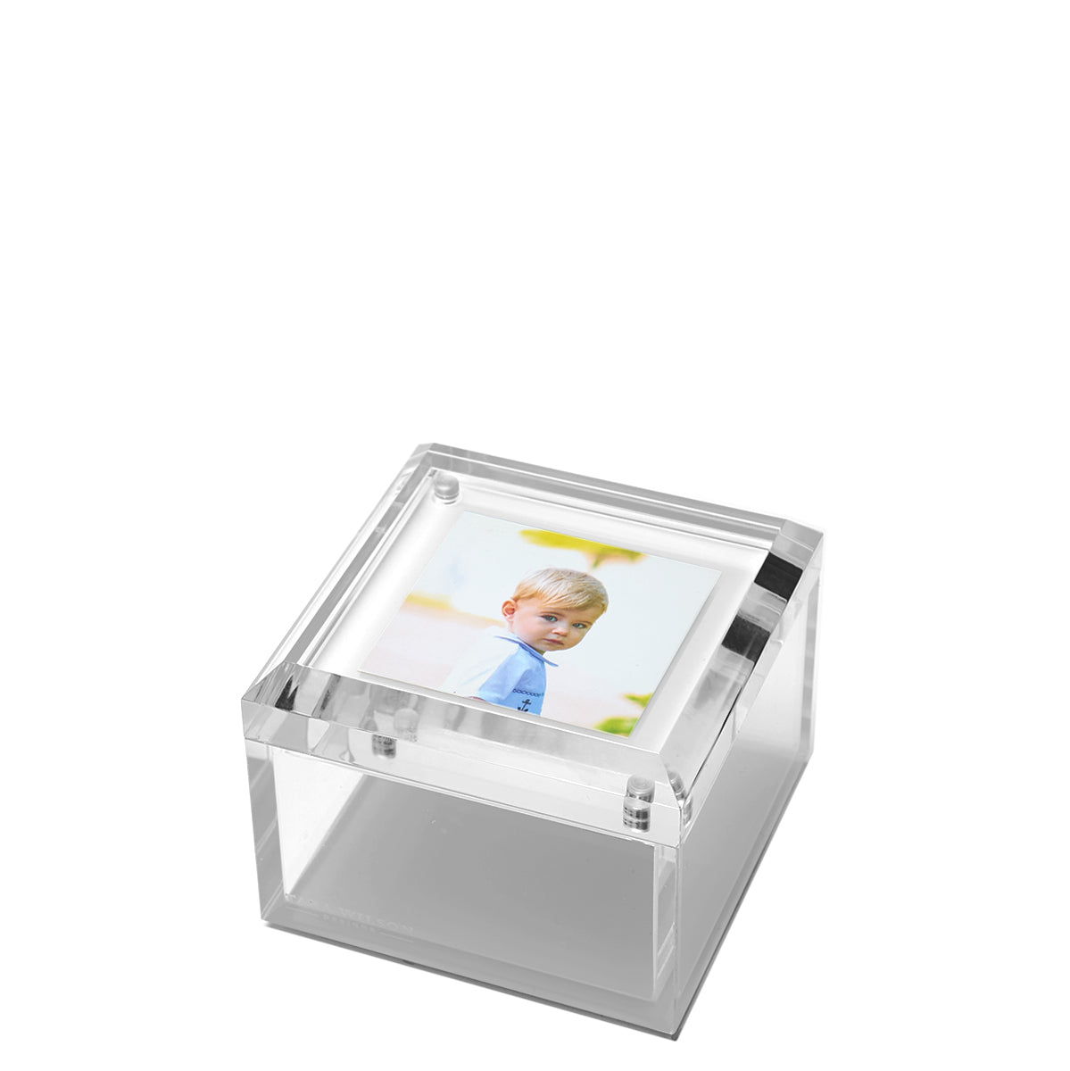 PHOTO BOX - 4" x 4" - PRINTED WHITE