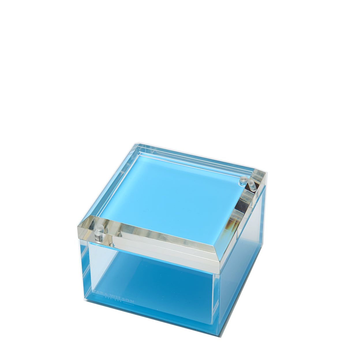 PHOTO BOX - 4" x 4" PASTEL BLUE