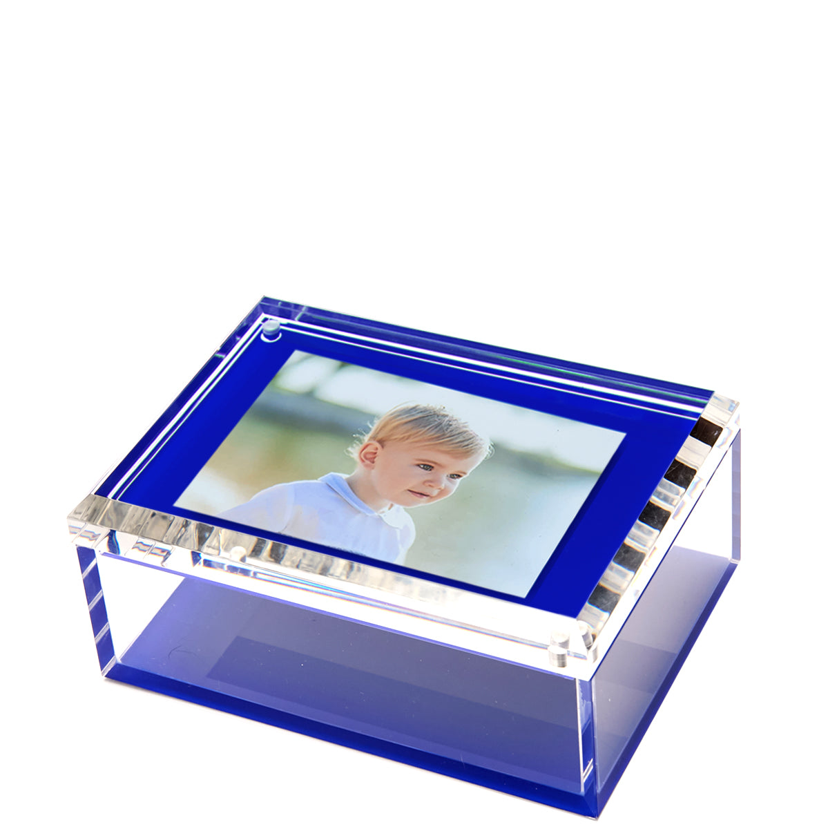 PHOTO BOX - 5" x 7" - BLUE