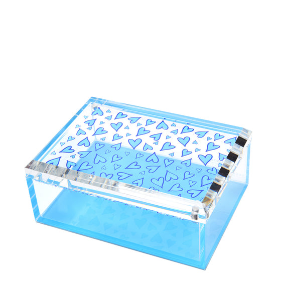 PHOTO BOX - 5" x 7" - BLUE HEART