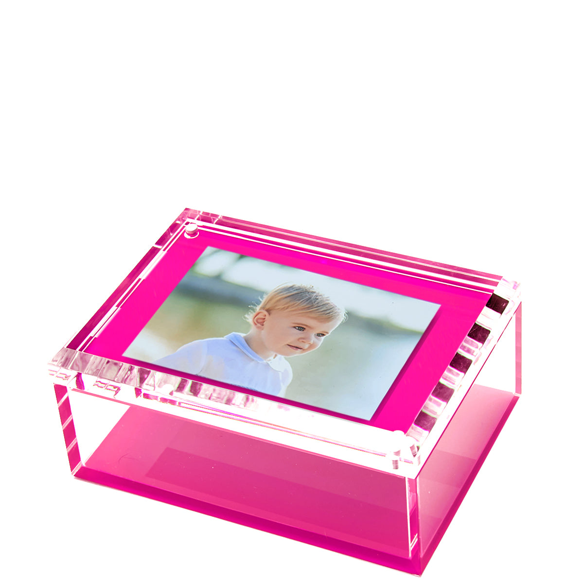 PHOTO BOX - 5" x 7" - PINK