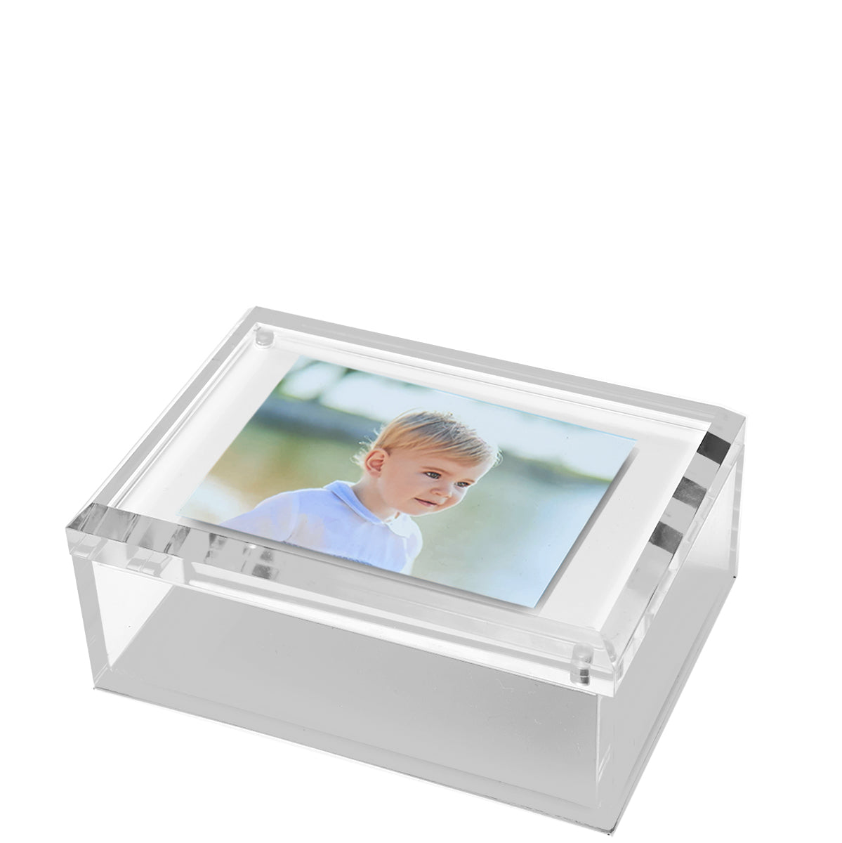 PHOTO BOX - 5" x 7" - PRINTED WHITE