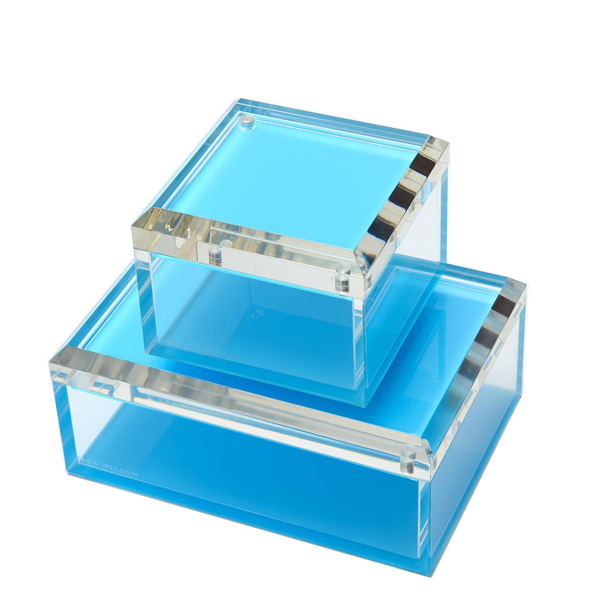 PHOTO BOX - 5" x 7"  PASTEL BLUE