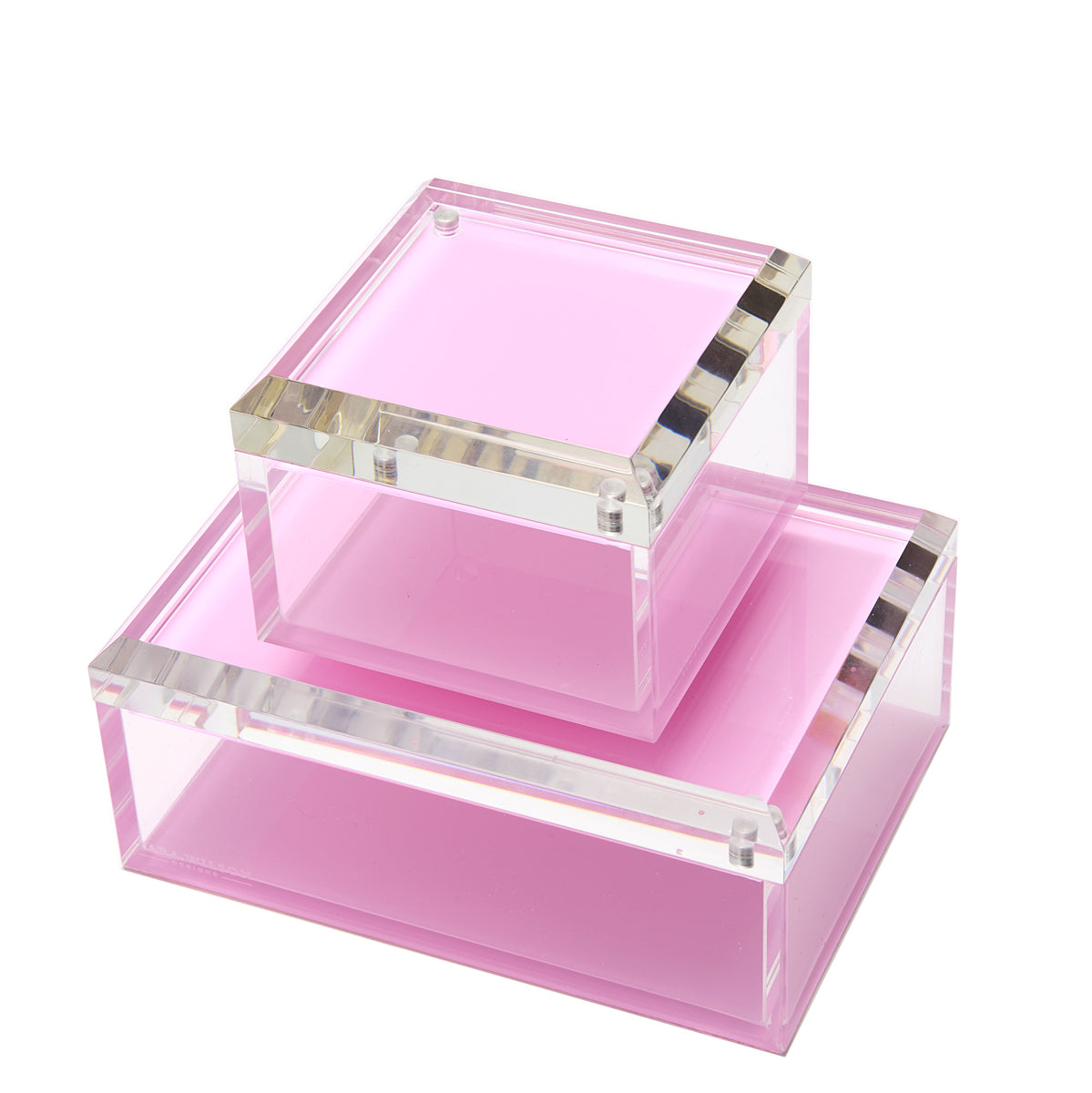 PHOTO BOX - 5" x 7"  PASTEL PINK