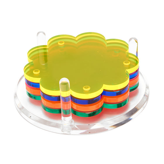 SCALLOP DRINK COASTERS - JELLIES