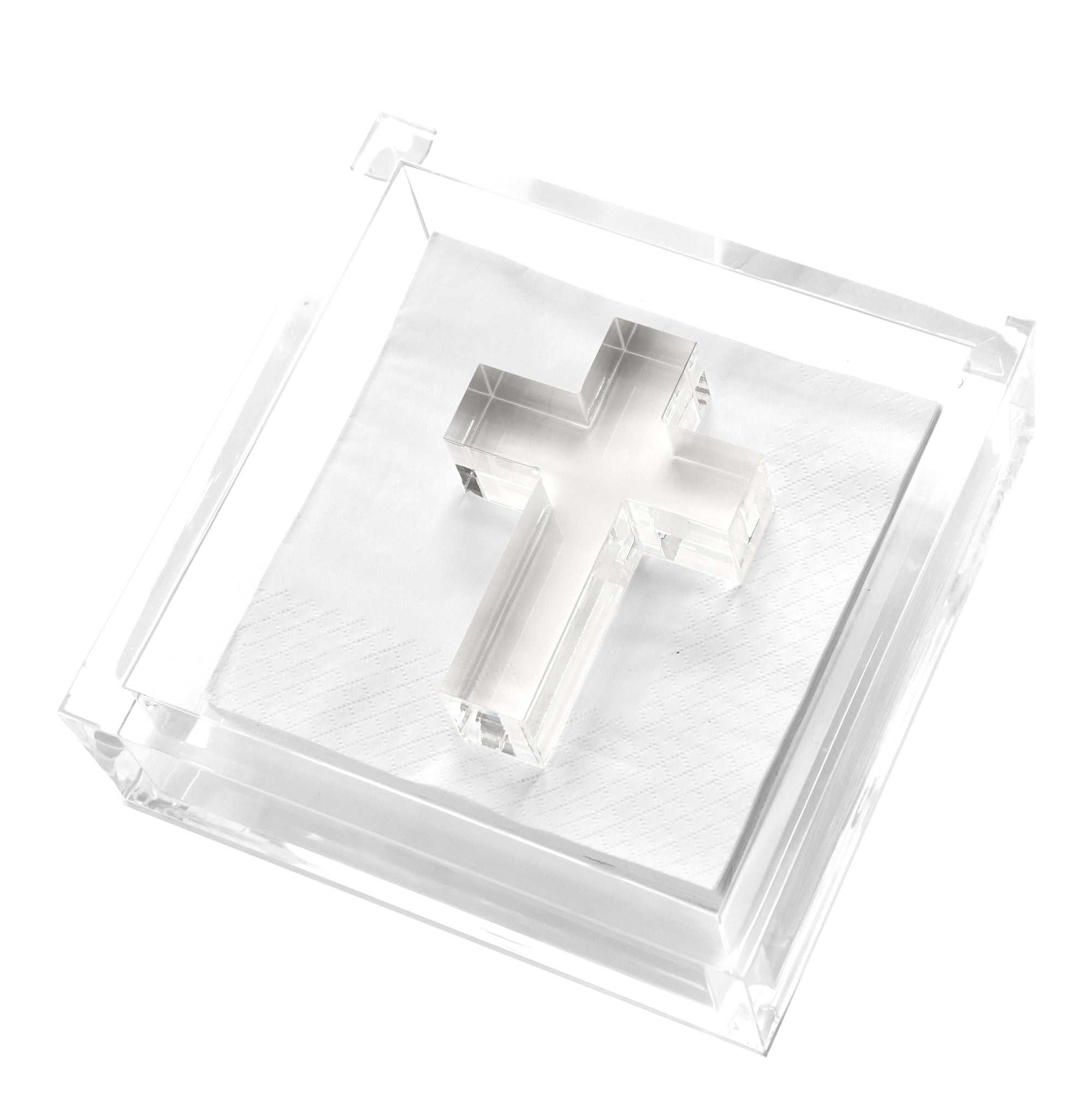 COCKTAIL NAPKIN HOLDER - CROSS