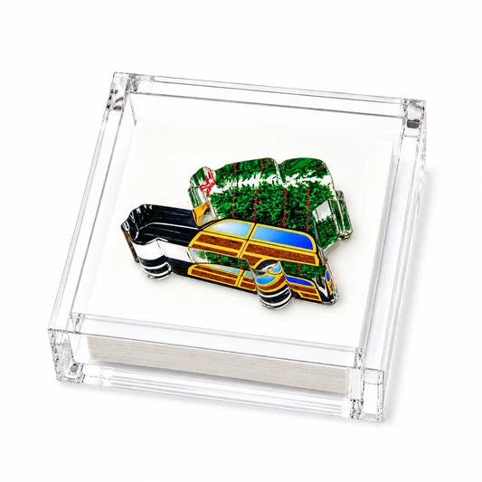 Christmas Woody Cocktail Napkin Holder