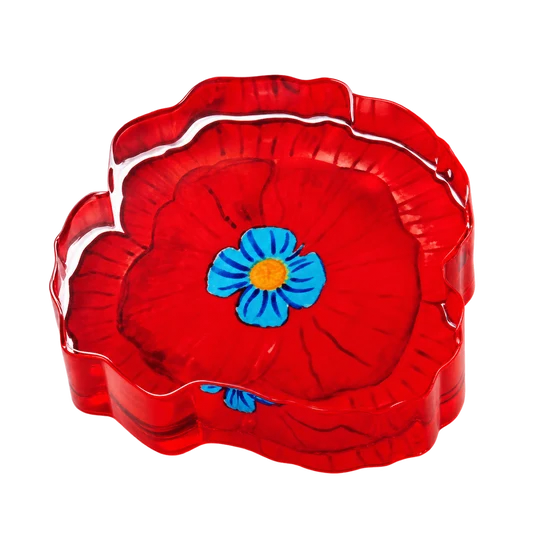 Poppy Acrylic Napkin Weight