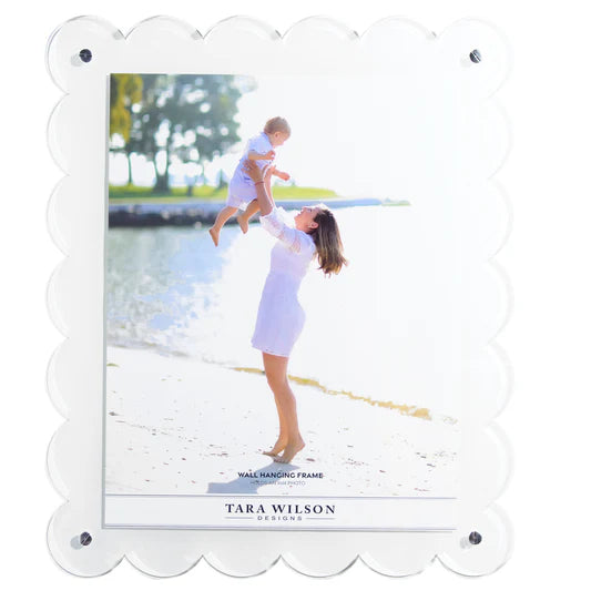 11 X 14 - WHITE SCALLOP WALL FRAME