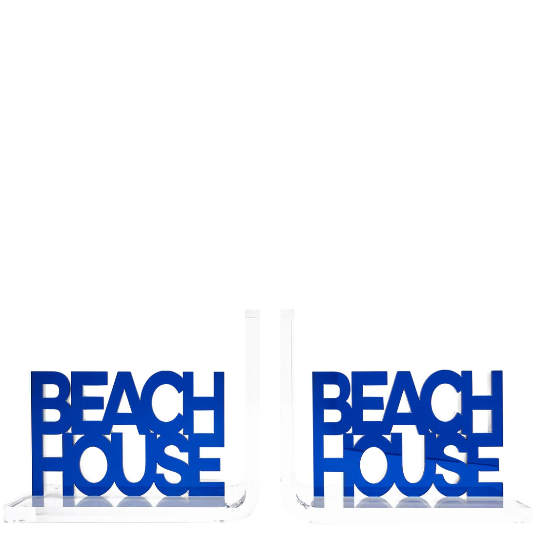 BOOKENDS - MIRROR BLUE BEACH HOUSE
