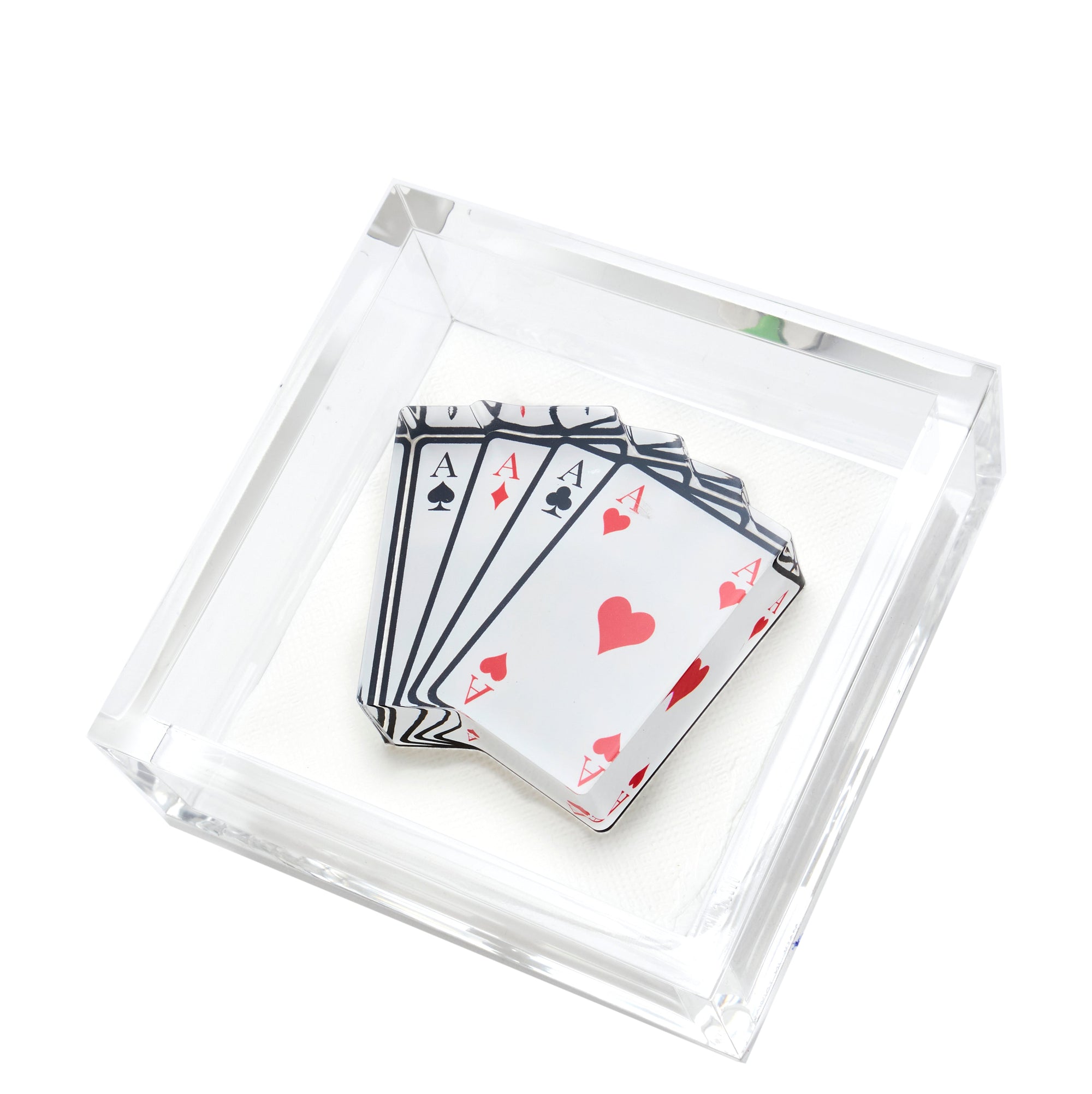 COCKTAIL NAPKIN HOLDER - ACES