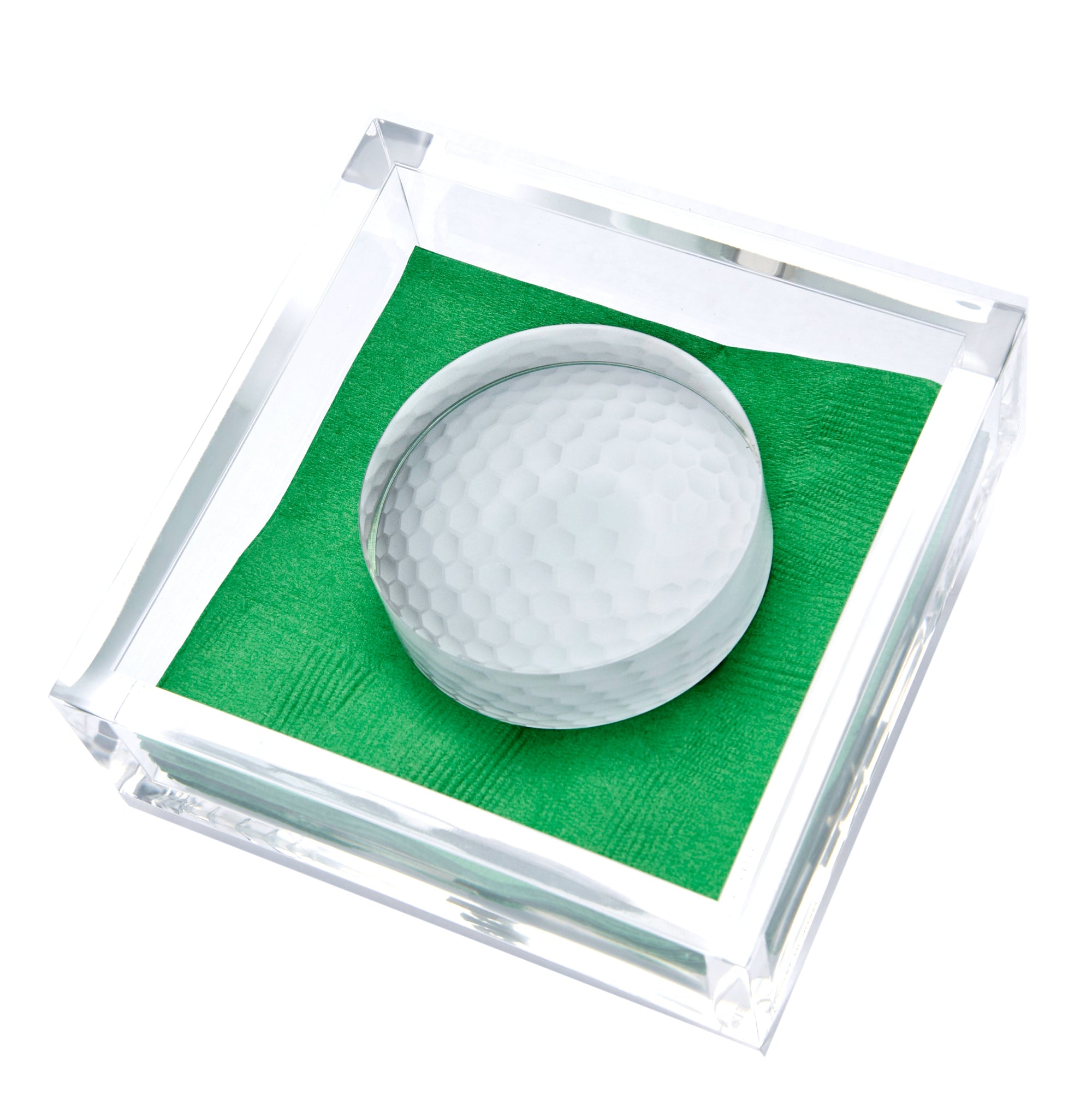 COCKTAIL NAPKIN HOLDER - GOLF BALL