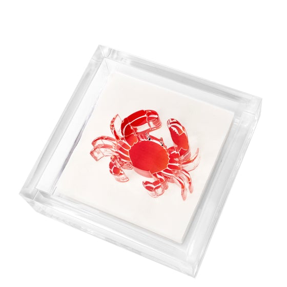 COCKTAIL NAPKIN HOLDER - CRAB