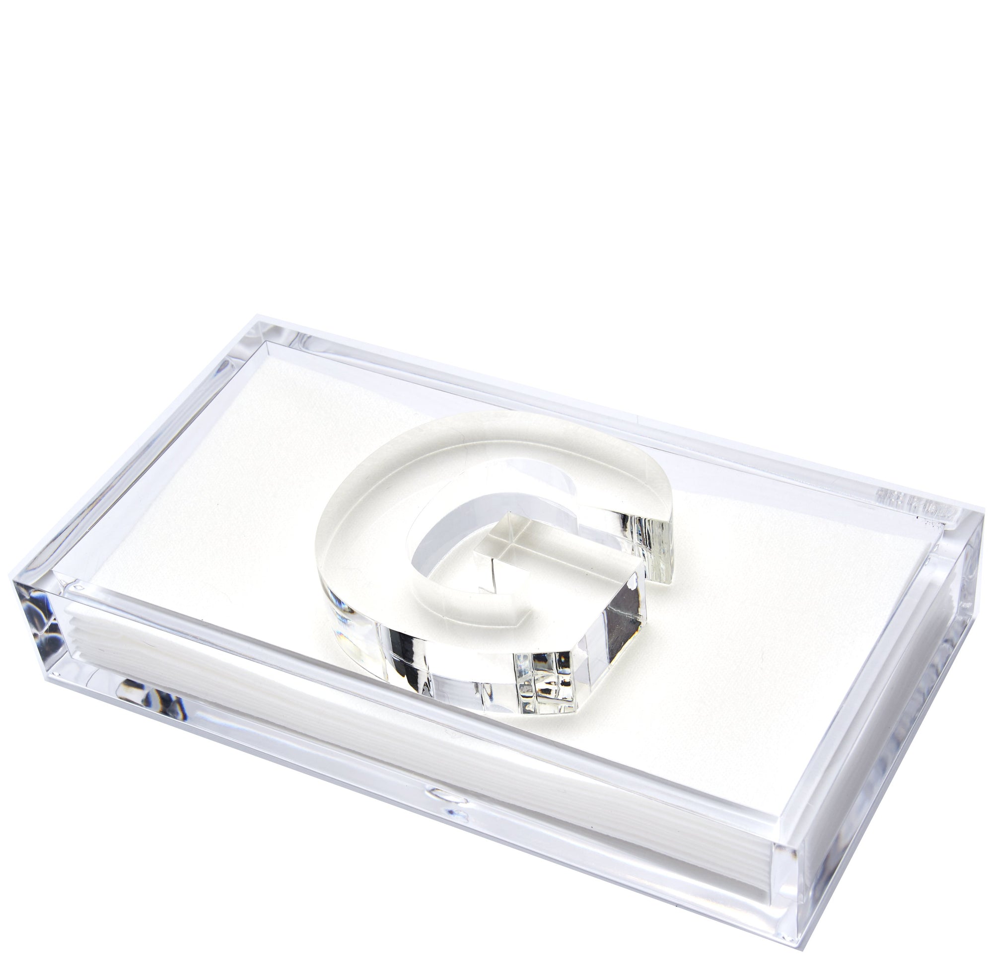 INITIAL GUEST TOWEL HOLDER