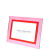 INLAID FRAME - RED & PINK