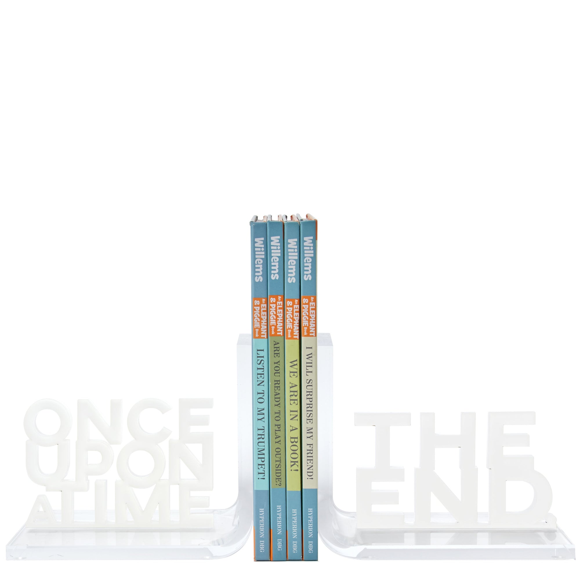 BOOKENDS - WHITE ONCE UPON A TIME / THE END