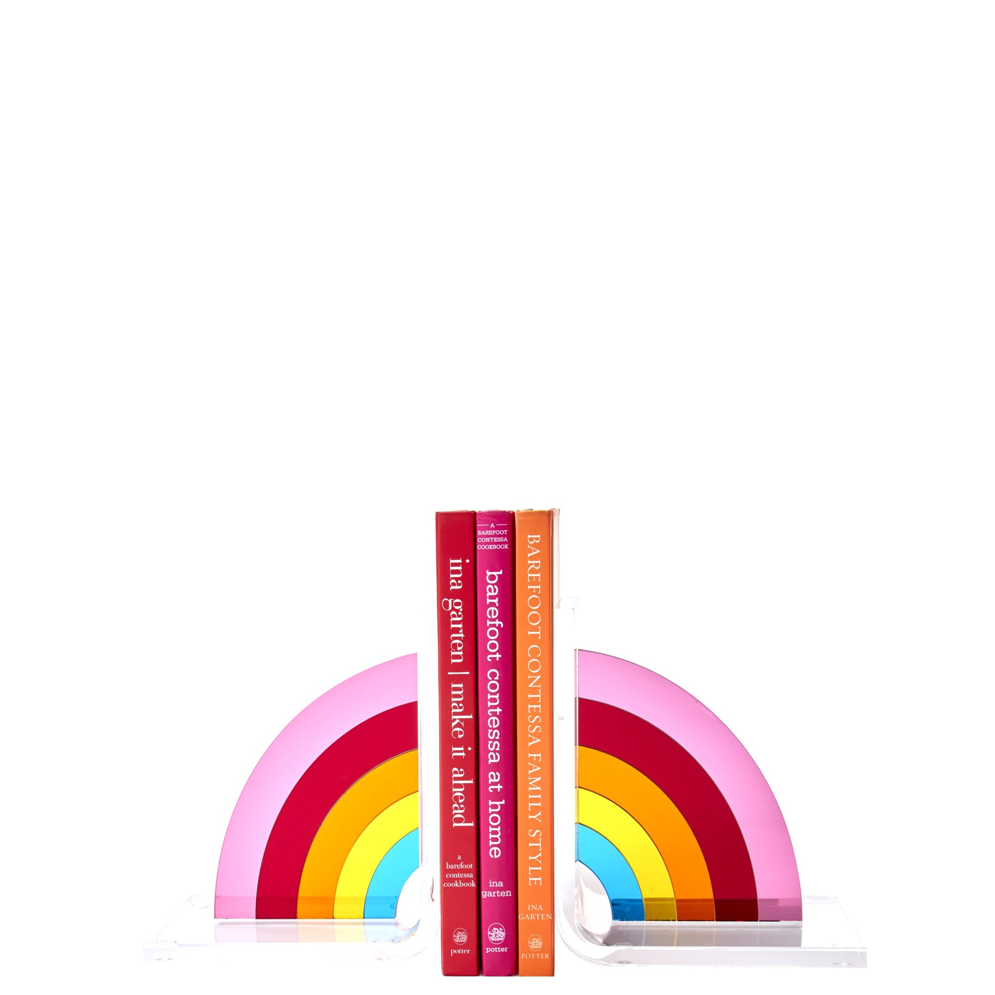 BOOKENDS - MIRRORED RAINBOW
