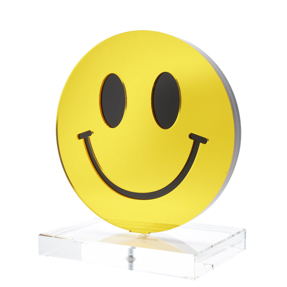 STAND ALONE - SMILEY FACE (MIRRORED YELLOW)