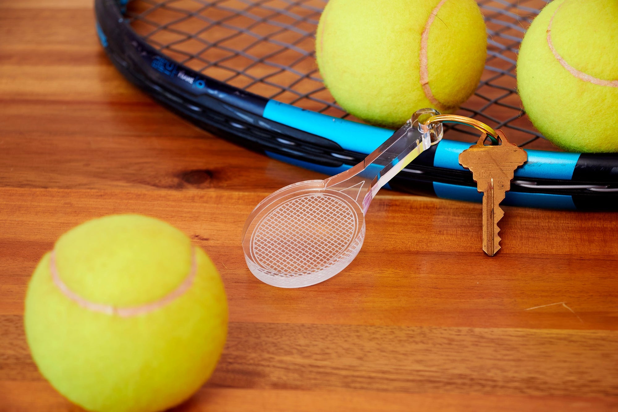 KEYCHAIN - TENNIS RACQUET