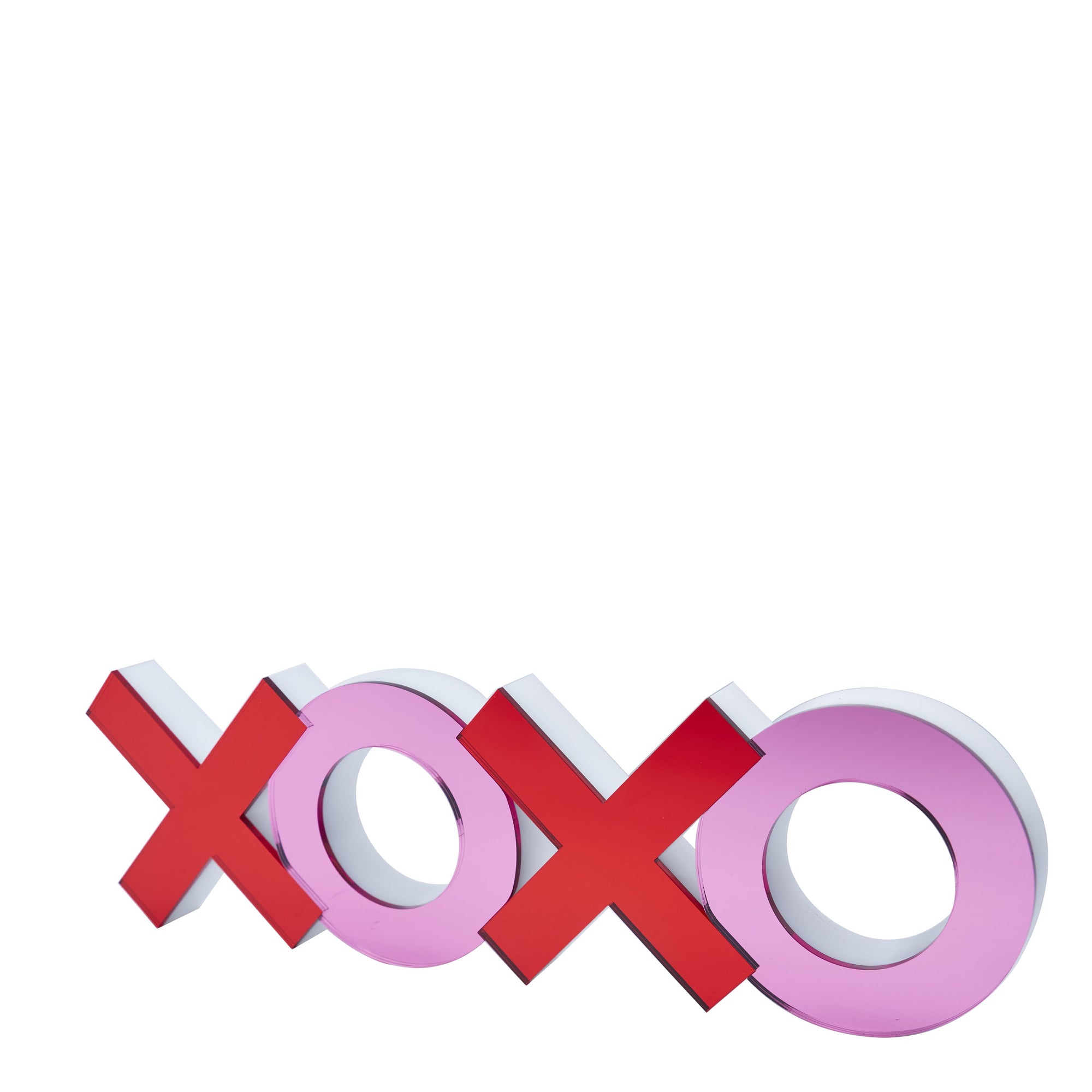 STAND ALONE - XOXO (MIRRORED RED & PINK)