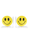 BOOKENDS - MIRRORED YELLOW SMILEY FACE
